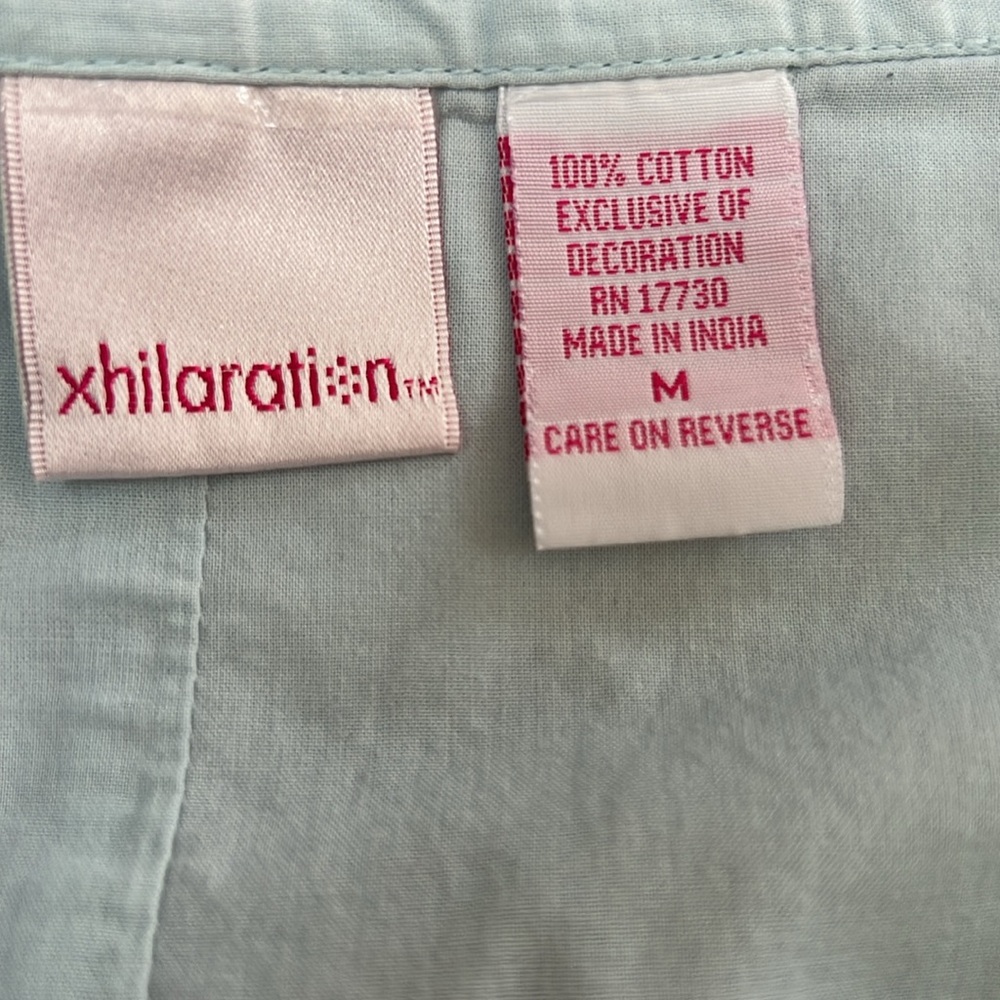 Xhiliration Blue Skirt Size Medium - Picture 3 of 3